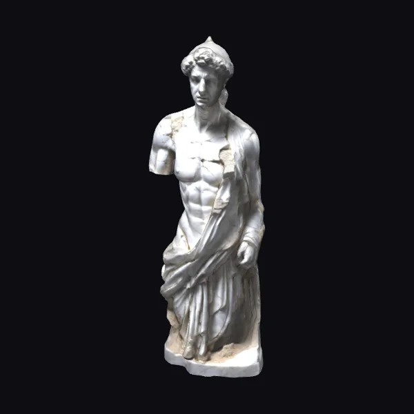 Broken Roman Marble Figurine