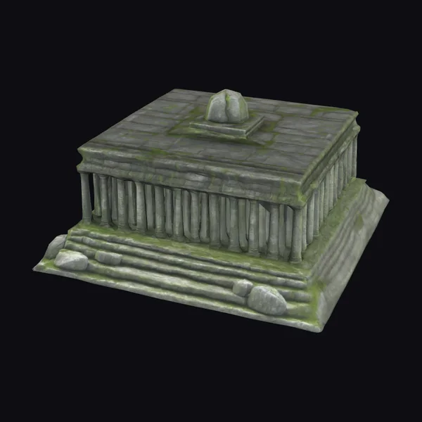Ancient Stone Temple Ruin