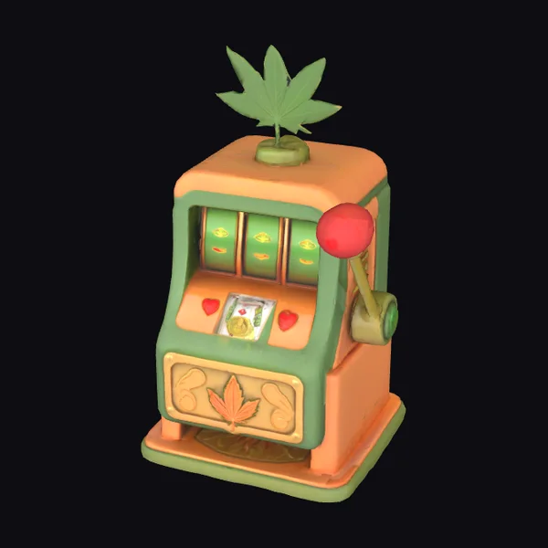 Cartoon Cannabis Slot Machine
