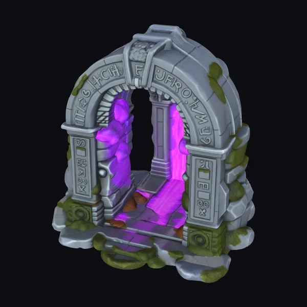 Ancient Gothic Stone Archway