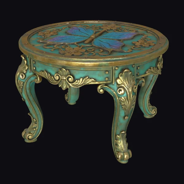 Ornate Butterfly Table