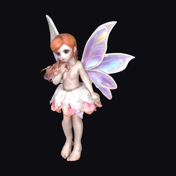 Violet Eyed Redhead Fairy