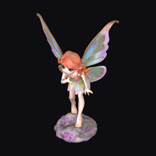 Violet Eyed Redhead Fairy