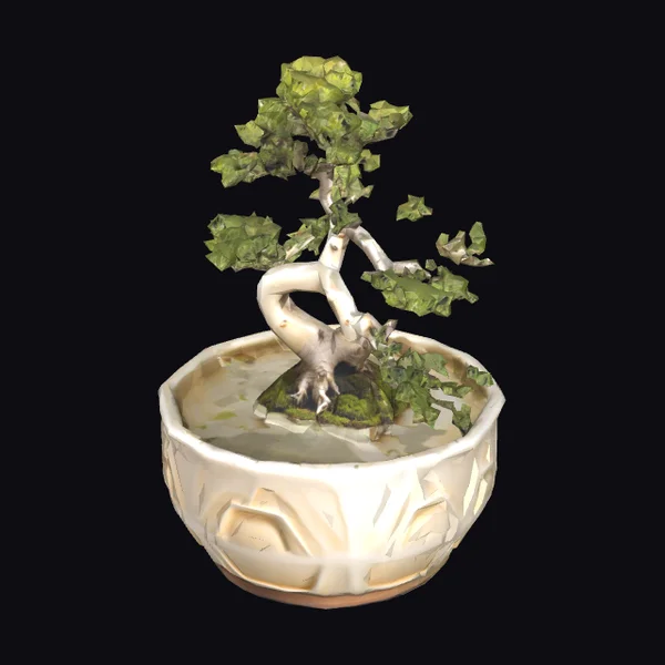 Art Deco Bonsai Pot