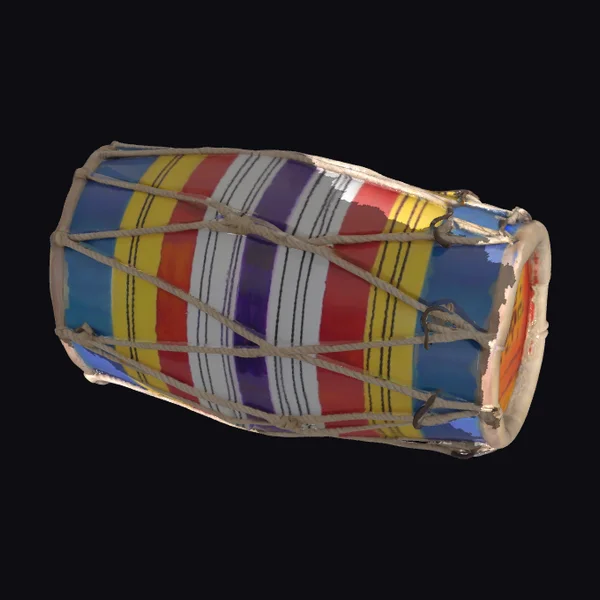 Colorful Dhol Drum