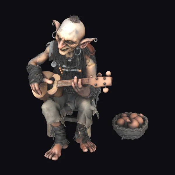 Grinning Ukulele Troll