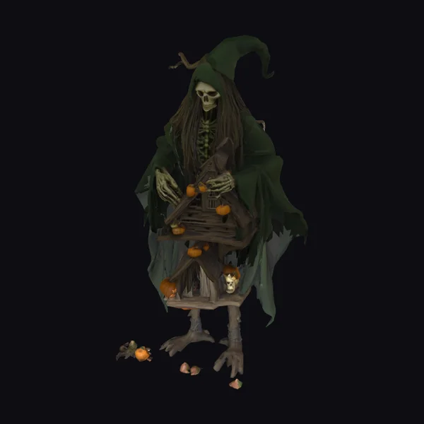 Baba Yaga Skeleton Witch