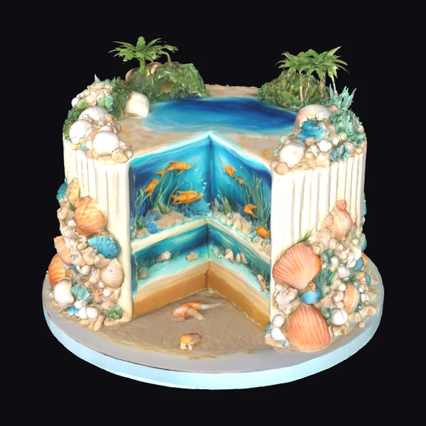 Tropical Island Cake