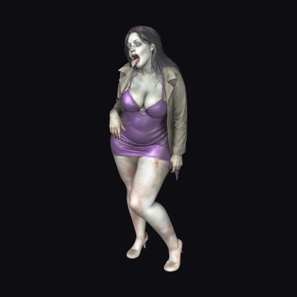Zombie Curvy Woman