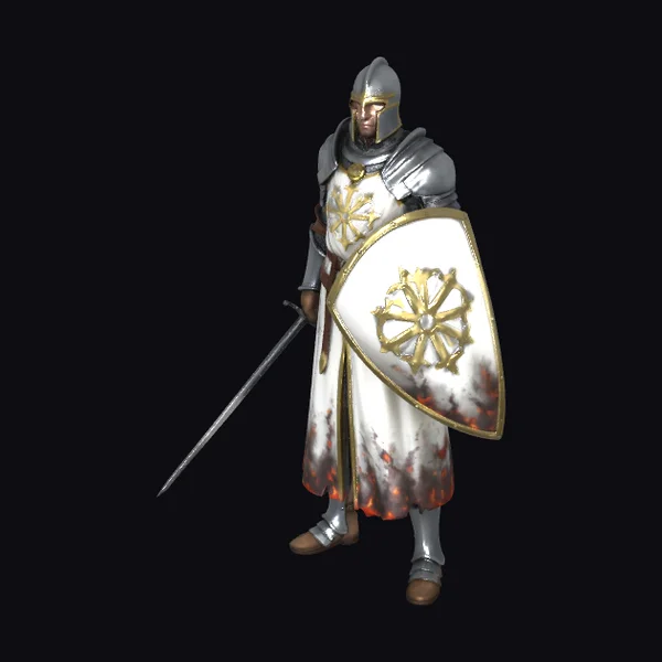 Medieval Knight Foot Soldier