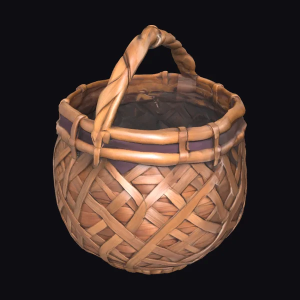 Woven Basket with Handle