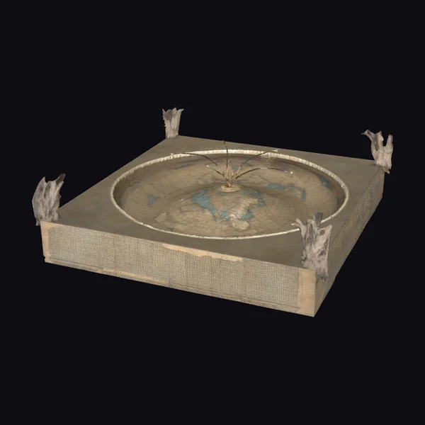 Ancient Earth Map Display