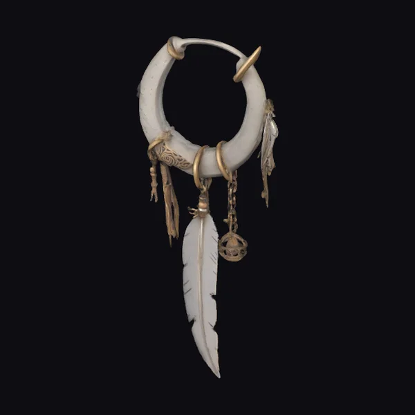 Boho Feather Earring