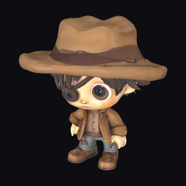 Chibi Explorer Figurine