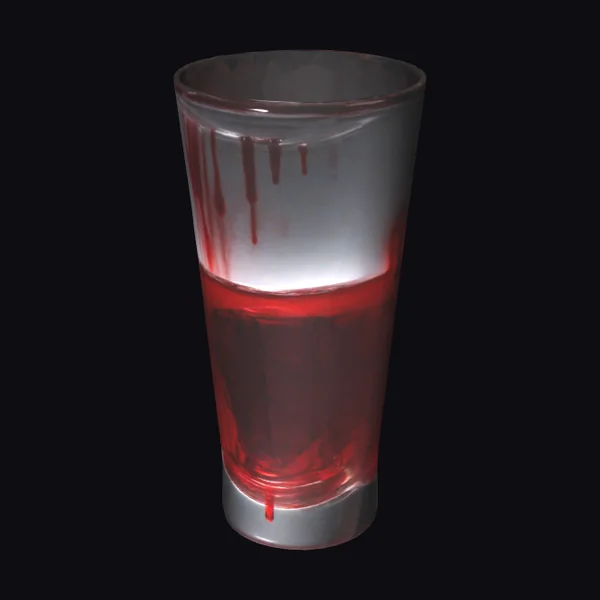 Blood Shot Glass
