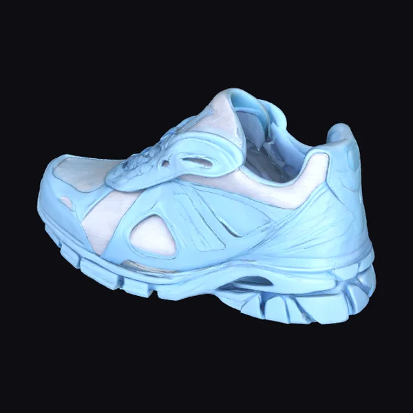 Blue Athletic Shoe