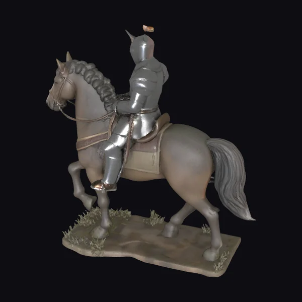 Armored Knight on Horse