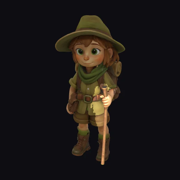 Little Explorer Girl