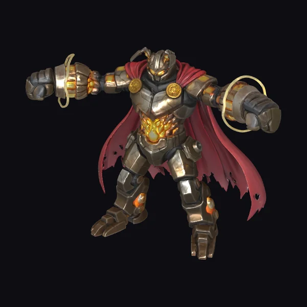 Armored Guardian Statue