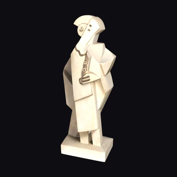 Abstract Musician Figure