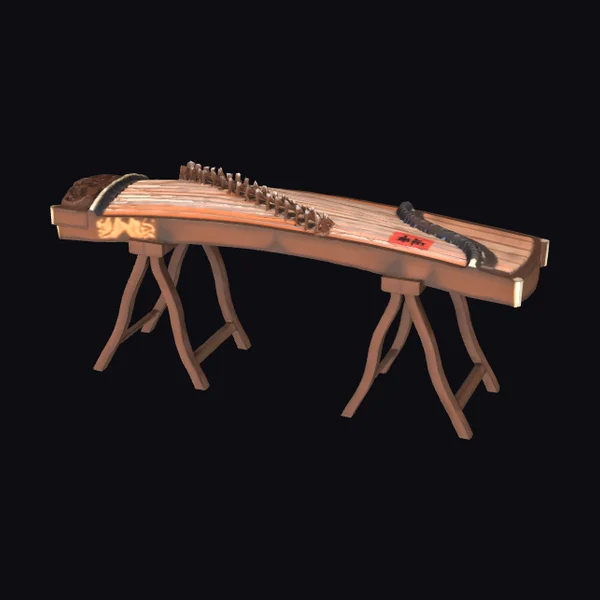 Ancient Chinese Zither Instrument