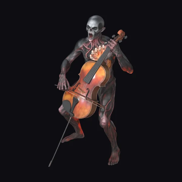 Zombie Playing Cello