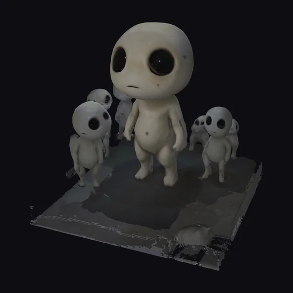 Creepy Alien Child Entities