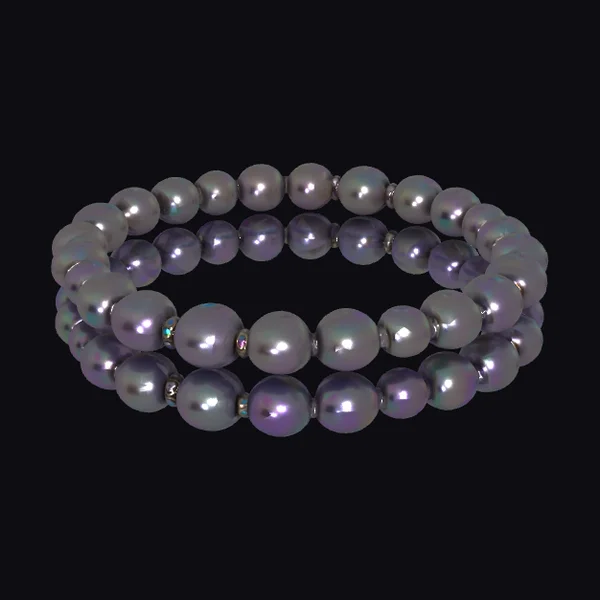 Triple Strand Pearl Bracelet