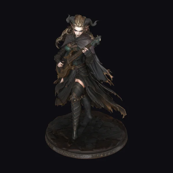 Demon Female Musician