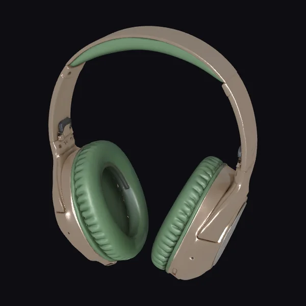Green Headphones