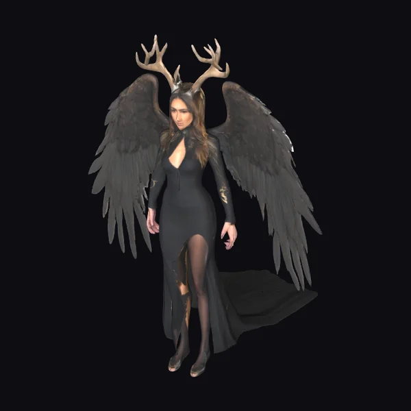 Woman with Eagle Wings