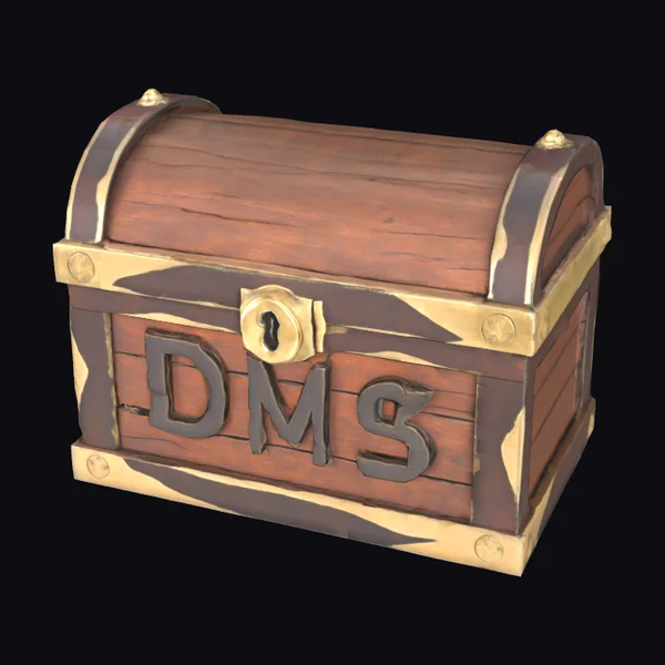Wooden Treasure Chest