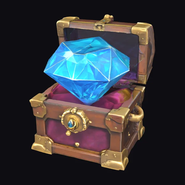 Treasure Chest with Gemstone