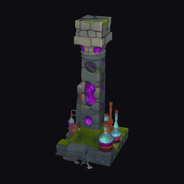 Ancient Magical Pillar Ruin