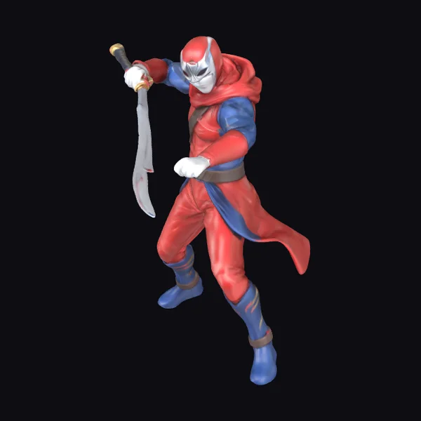 Anime Action Hero Figurine