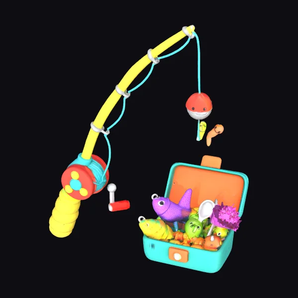 Cartoon Fishing Toy Set