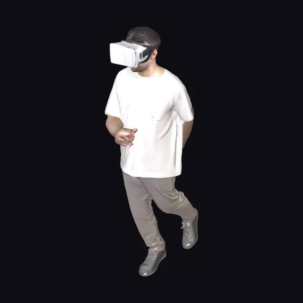 Man with VR Headset