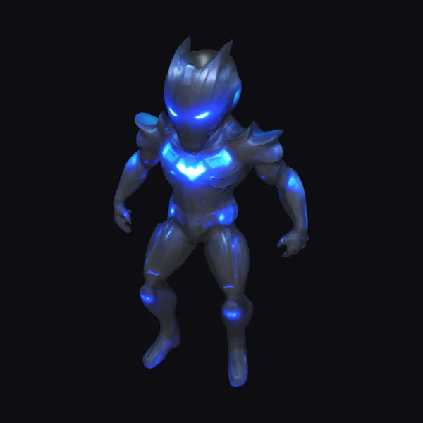 Black Armor Superhero