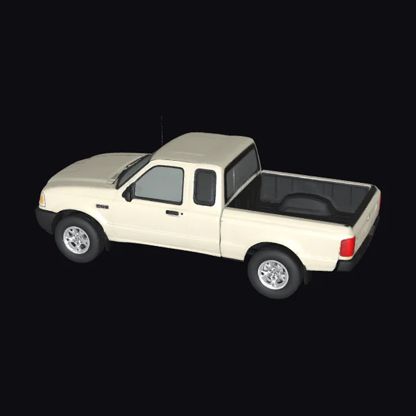 Beige Pickup Truck