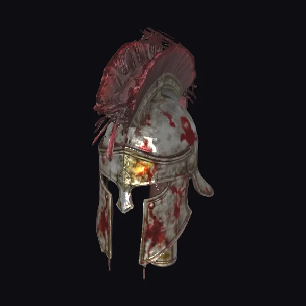 Bloodied Gladiator Helmet