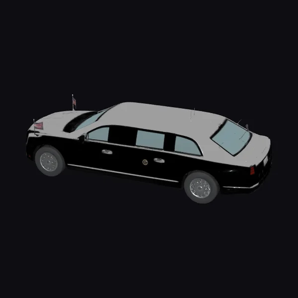 Black Presidential Limousine