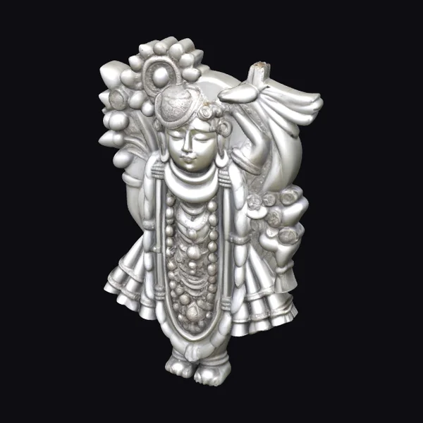 Silver Ornate Statue Figure