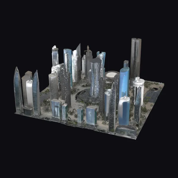 Futuristic City Skyline