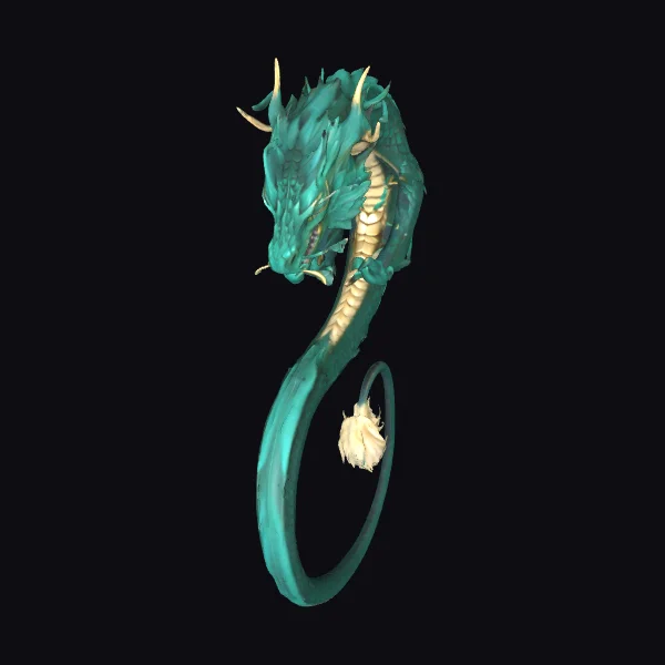 Emerald Dragon Head