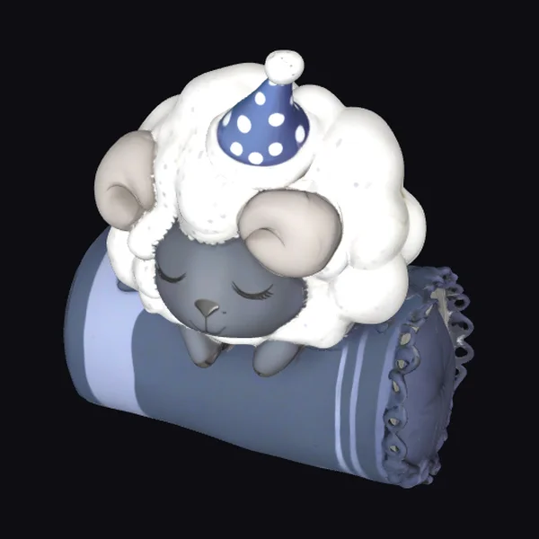 Sleepy Sheep Pillow