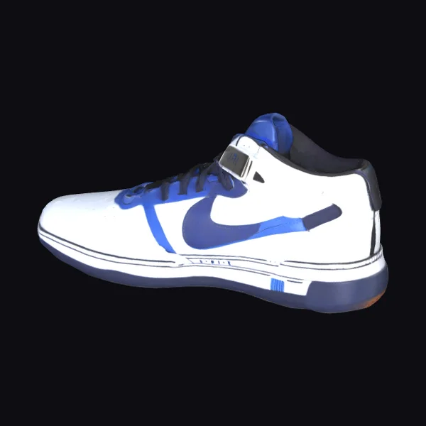 White Blue Sneaker