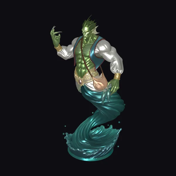 Emerald Genie Rising