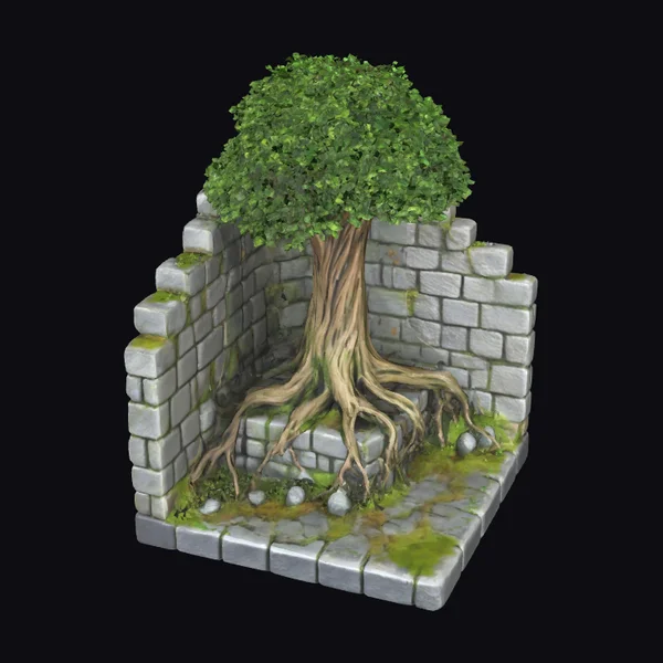 Tree in Stone Corner