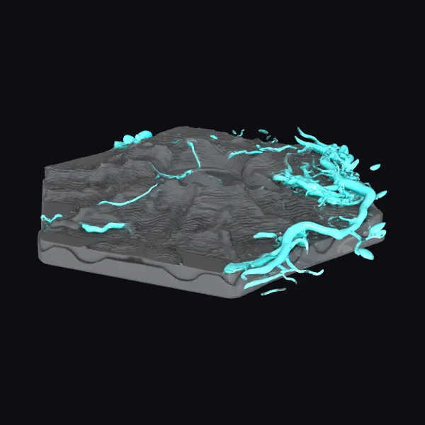 Glowing Hexagonal Terrain