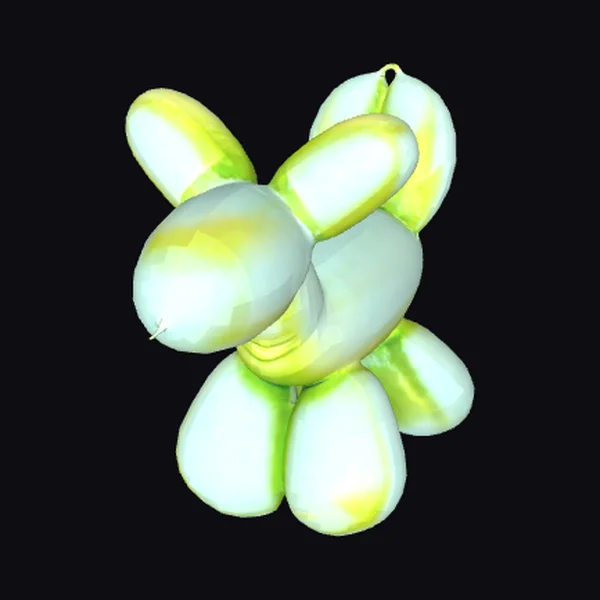 Green Balloon Dog